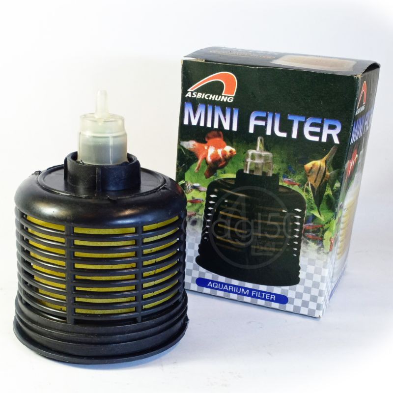Saringan toples/aquarium kecil Asbichung Mini filter Aquarium filter