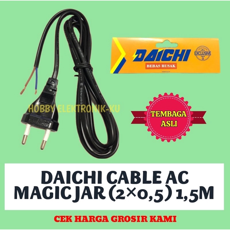 KABEL AC MAGICJAR MAGIC COM 2x0,5 1,5M DAICHI