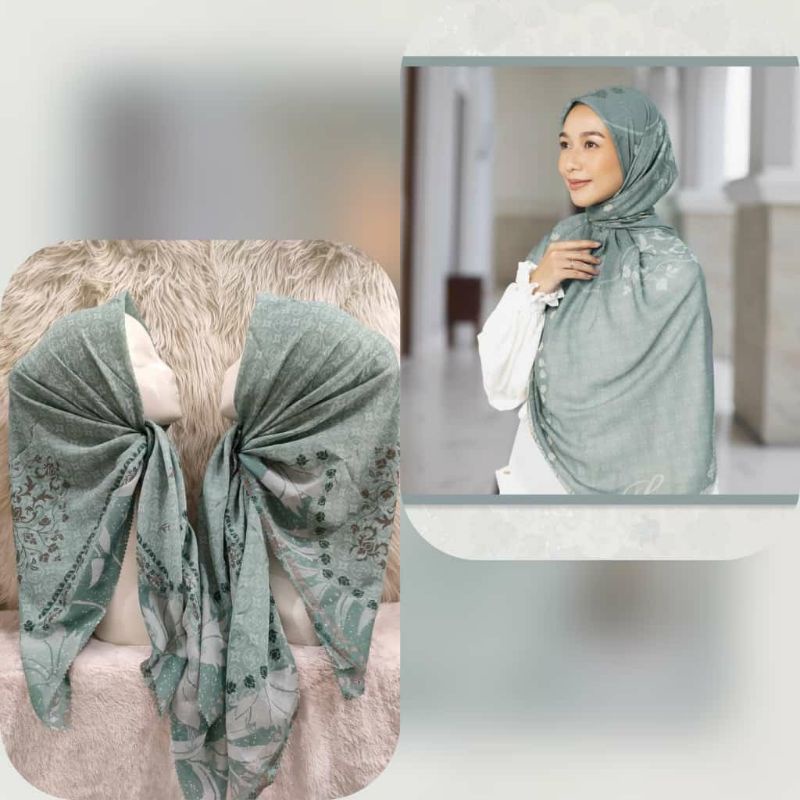 terlaris hijab segiempat motif like L by LCB