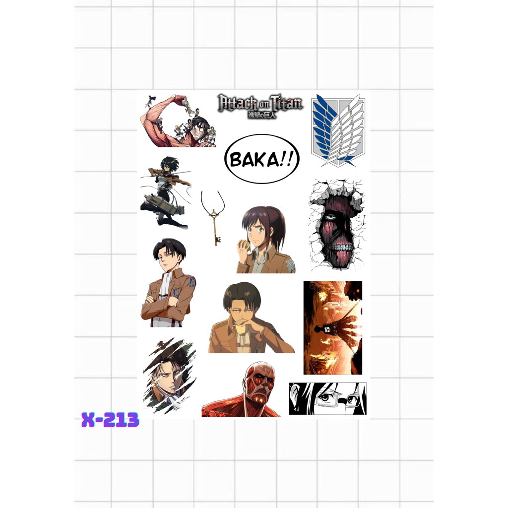 

STIKER TUMBLR ATTACK ON TITAN X-213