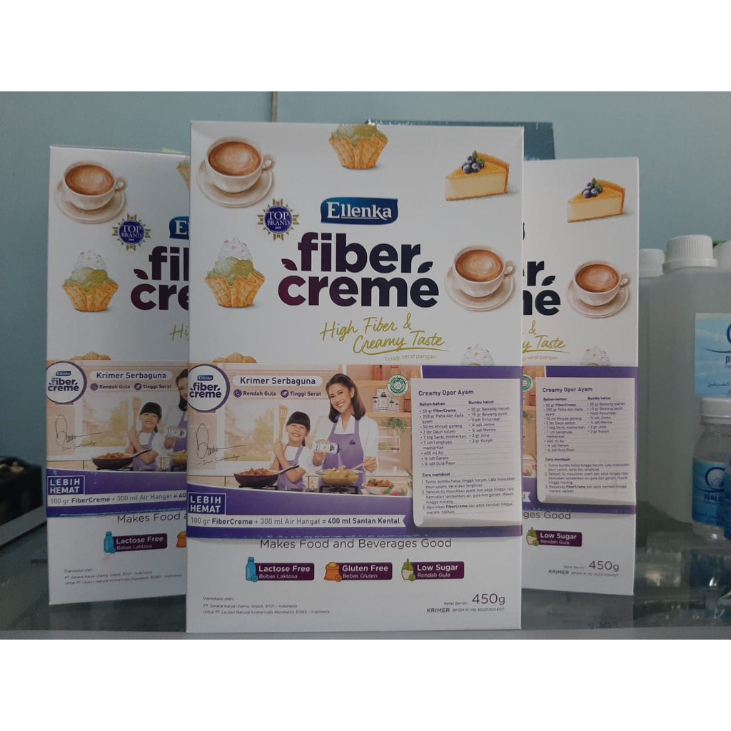 

Fiber cream Cream pengganti santan 450gr, creamer alami