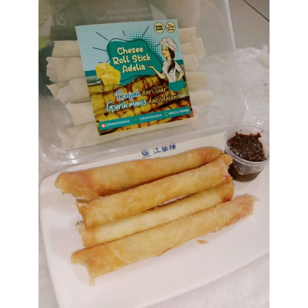 

Chesee Roll Stick isi 12pcs Free toping sesuai selera order min 2bok homemade enak Halal Termurah kualitas ok packing aman
