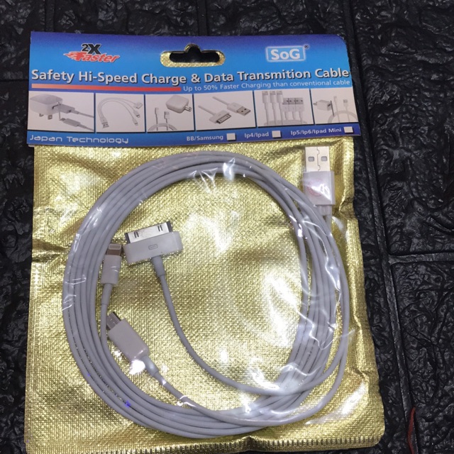 KABEL SOG 3 in 1 MICRO/ LIGTHING/ SAM TAB