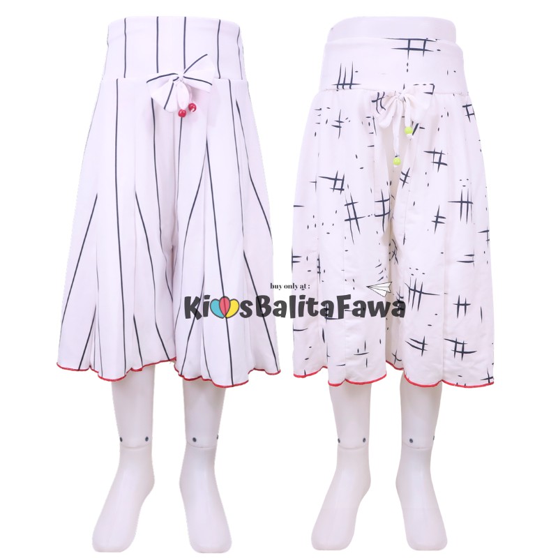 Rok Celana MOTIF Uk 8-10 Tahun / Bawahan Anak Perempuan Murah Model Adem Murah Rok Celana Grosir