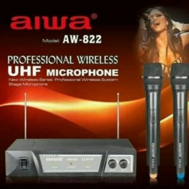 Mic wireless Aiwa AW-822
