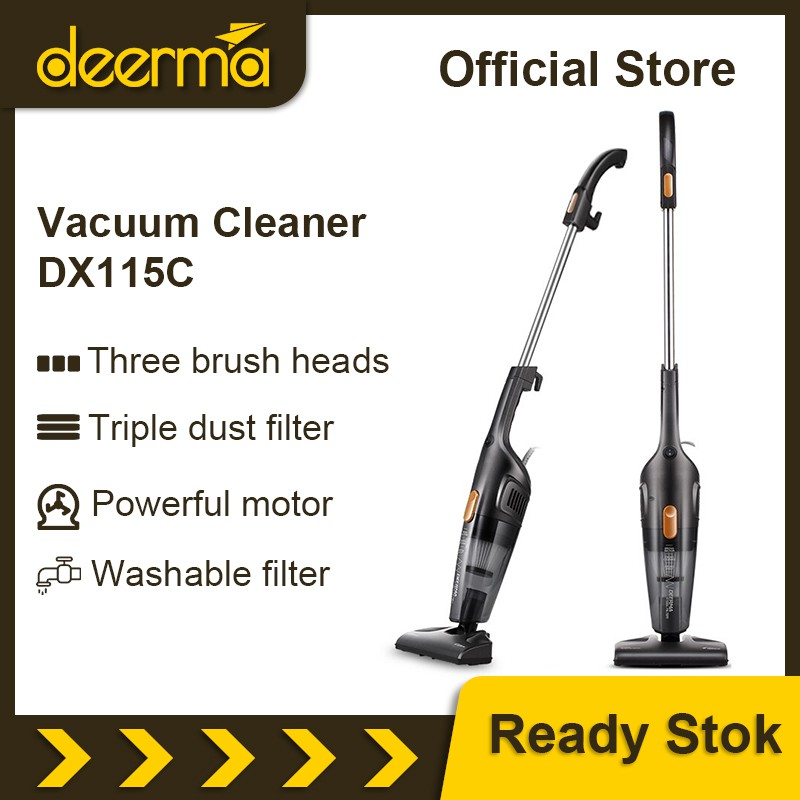 

Deerma DX115C Portable Handheld 2 in 1 Silent Vacuum Cleaner