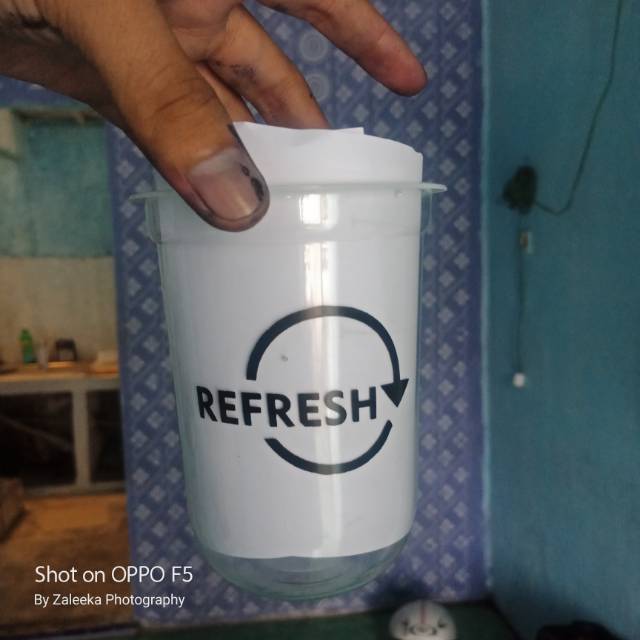 CUP GELAS CUP OVAL 7GRAM PLASTIK CUP SABLON CUP OVAL 16OZ