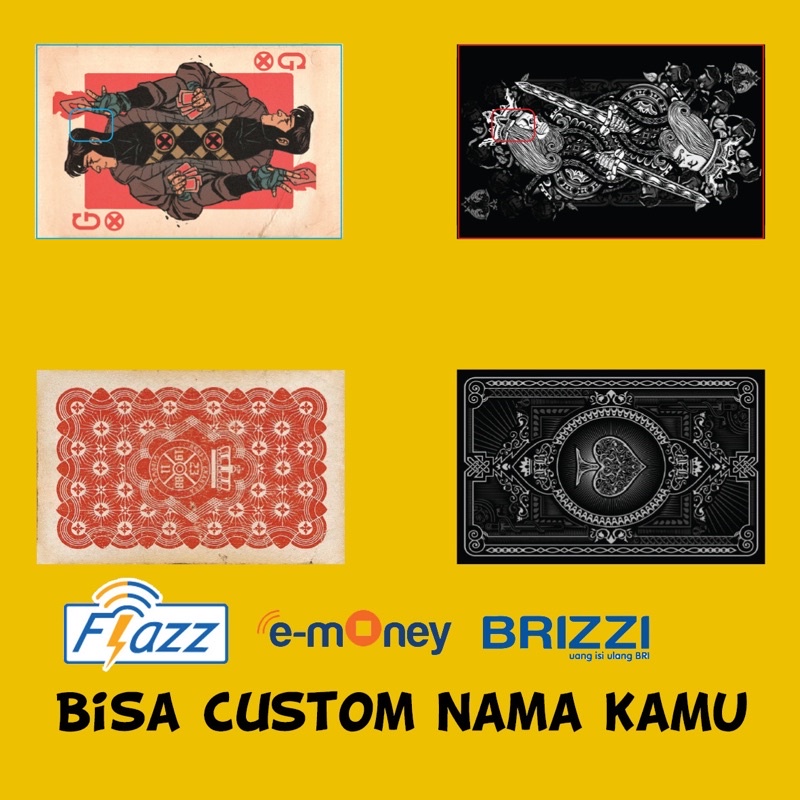 kartu flazz BCA gen 2 saldo 0 print custom