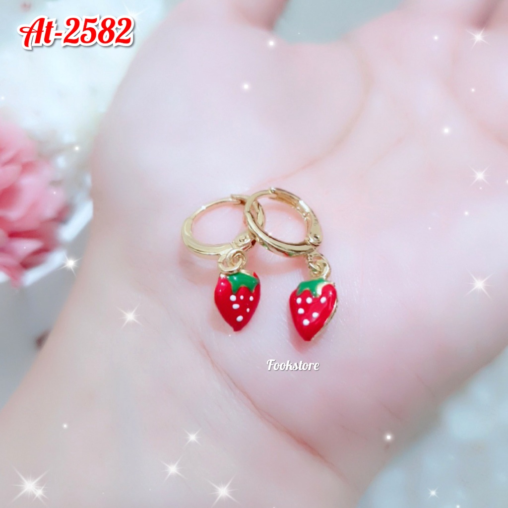 MURAH MERIAH ANTING CLIP ANAK XUPING MOTIF HELLO KITTY