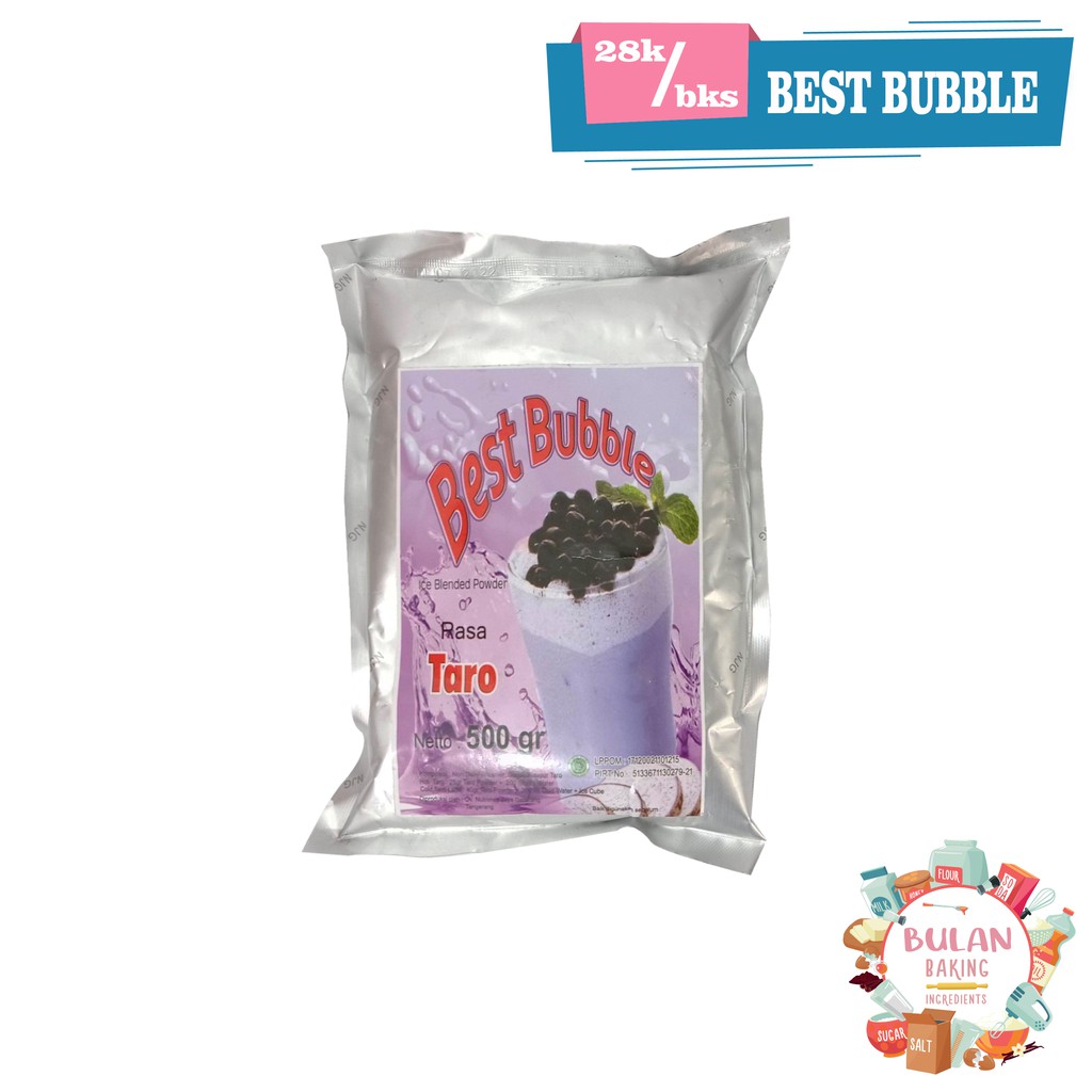 

Bubuk Minuman Best Bubble Taro (500g)