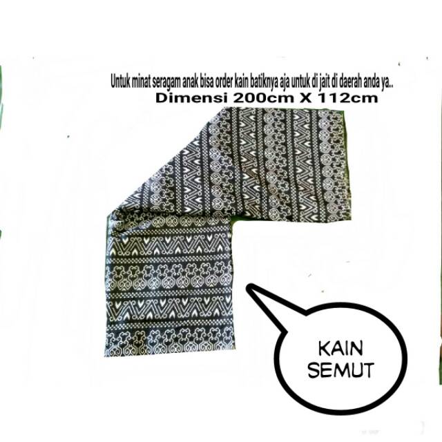 Kain bahan batik sogan warna sutra kain motiv pekalongan