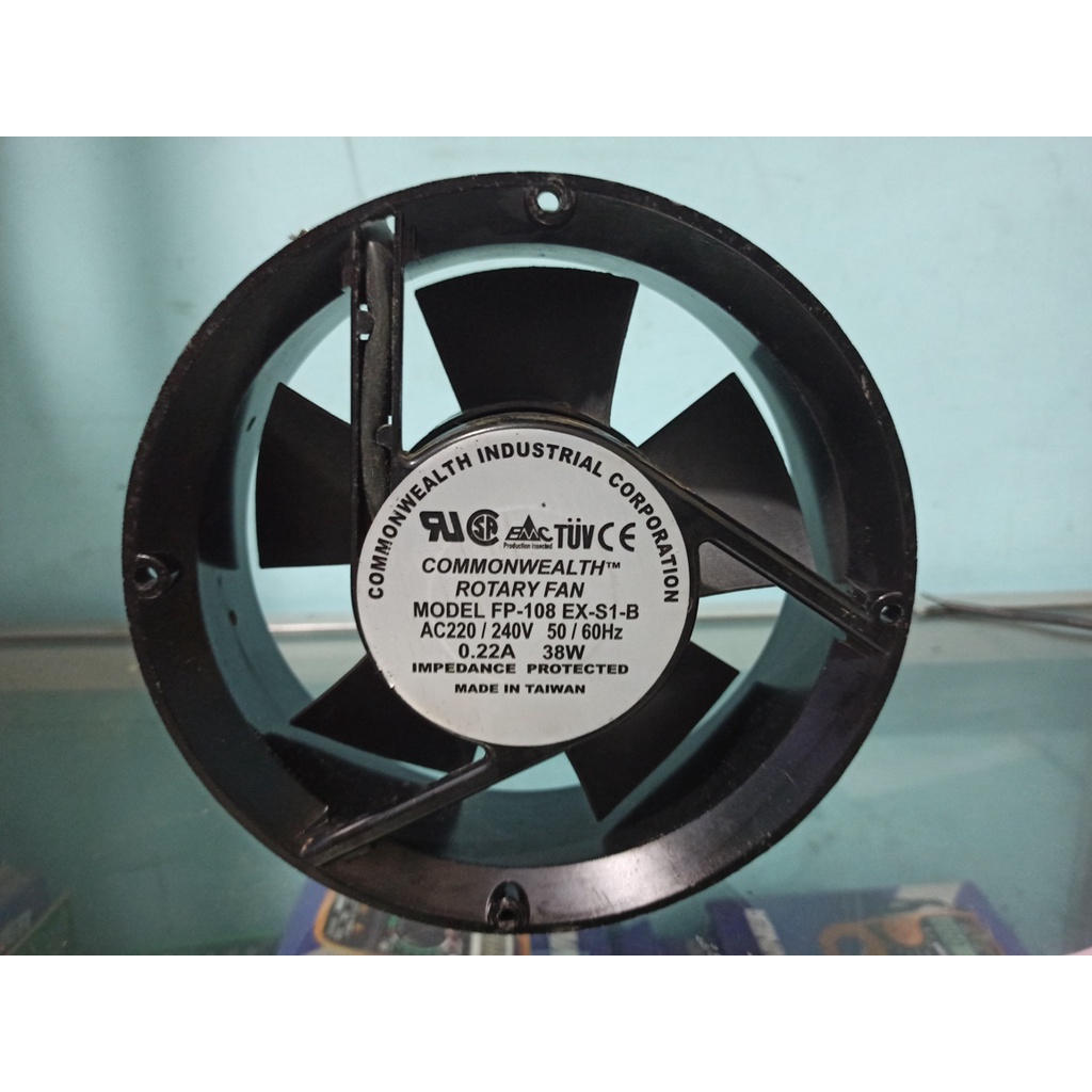 KIPAS COOLING FAN BESI BESAR 17CM 6,5INCH AC 220V COMMONWEALTH