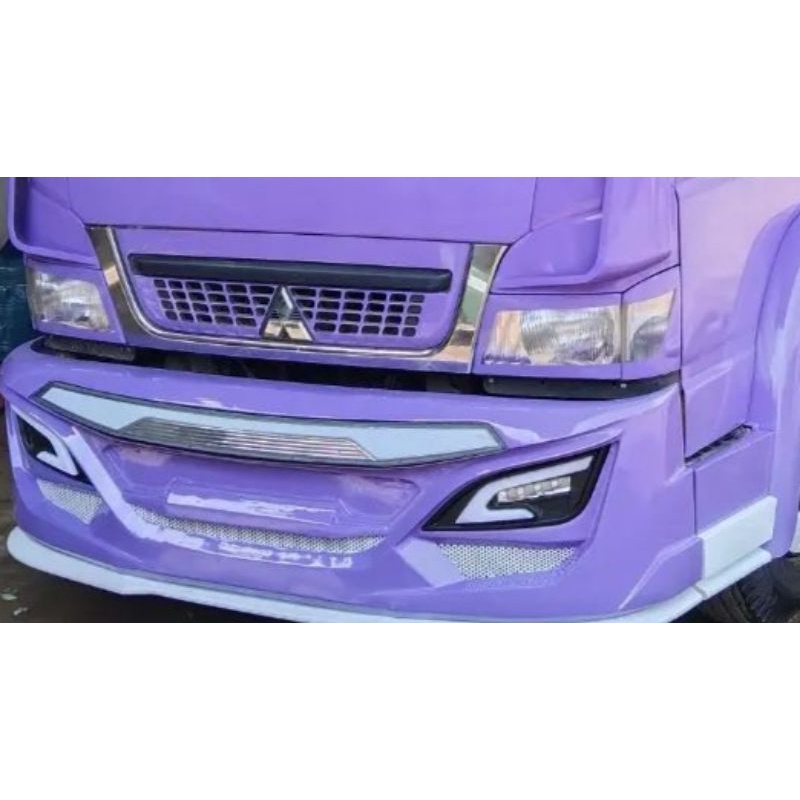 bemper canter variasi lampu patriot