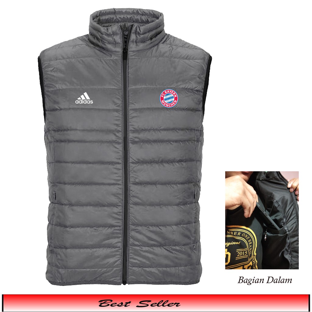 Harga Promo  Rompi Pria Logo Bayern Munchen Anti Air WP Ready Size XS S M L XL XXL 3XL 4XL 5XL