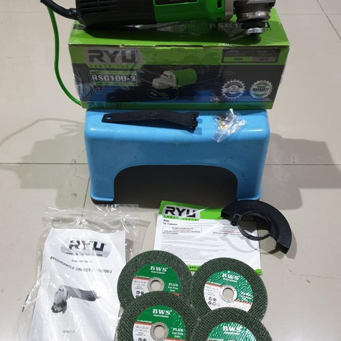 Mesin Gerinda Tangan Ryu / Angle Grinder Ryu Rsg 100-3 Termurah