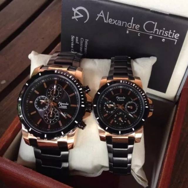JAM TANGAN ALEXANDRE CHRISTE AC6141 COUPLE