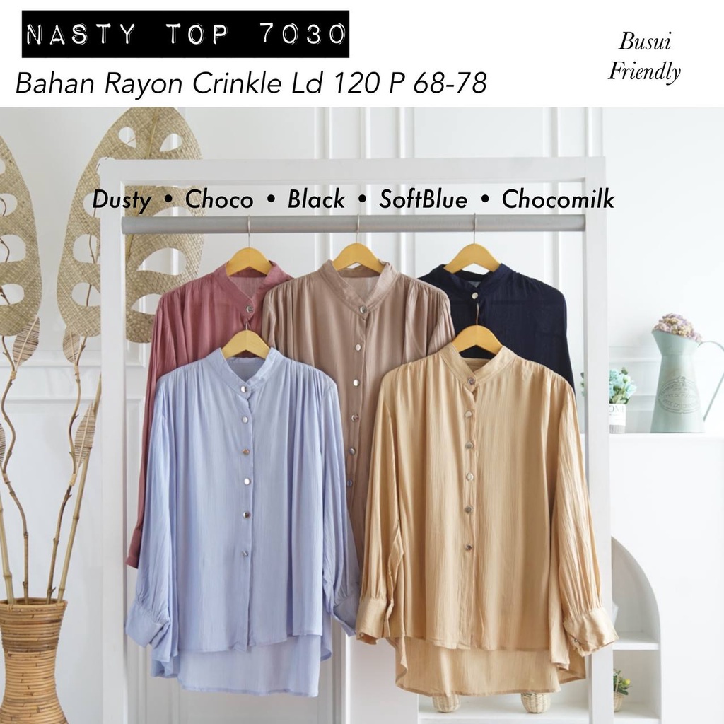 NASTY JUMBO TOP / BLOUSE / ATASAN / BUSUI FRIENDLY / ATASAN KERJA