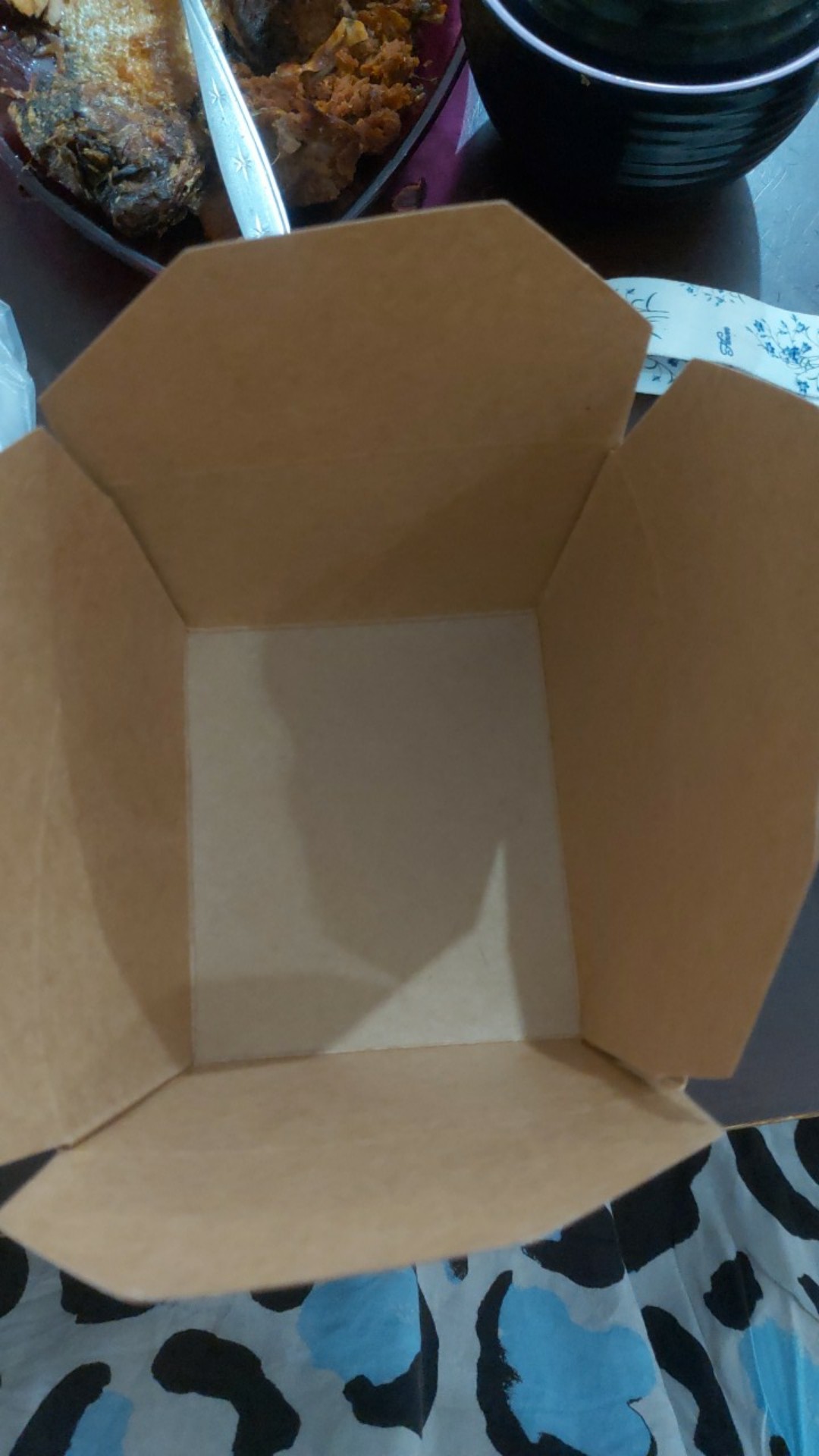 Paper Food Box / Brown Paper Food Box / Kemasan Makanan / Lunch Box Take Away / Lunch Box Craft