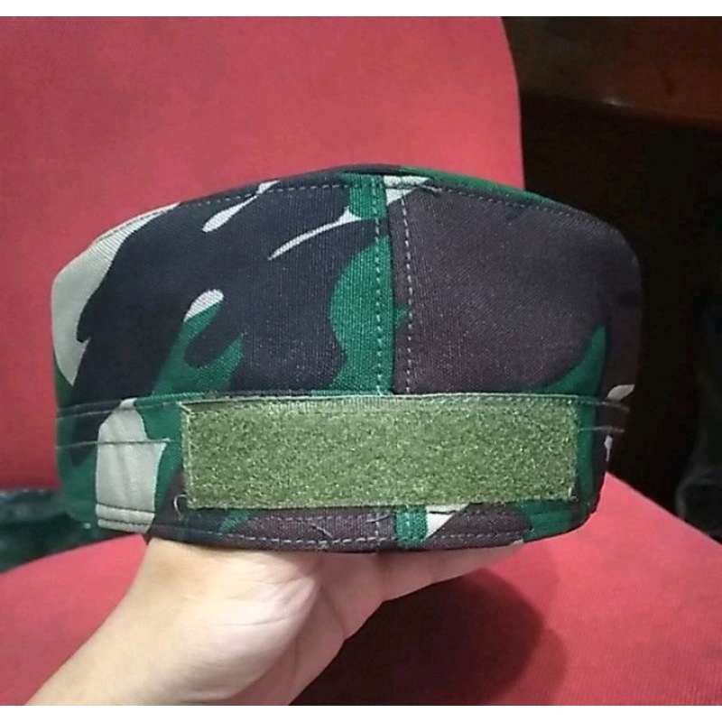 topi pet pdl velbet waterproof / topi pet pdl bahan velbet/topi pet comando TNI AD