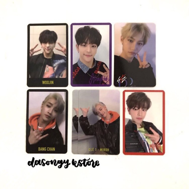 [READY STOCK] STRAY KIDS CLÉ 1: MIROH PHOTOCARD WOOJIN BANGCHAN FELIX SEUNGMIN