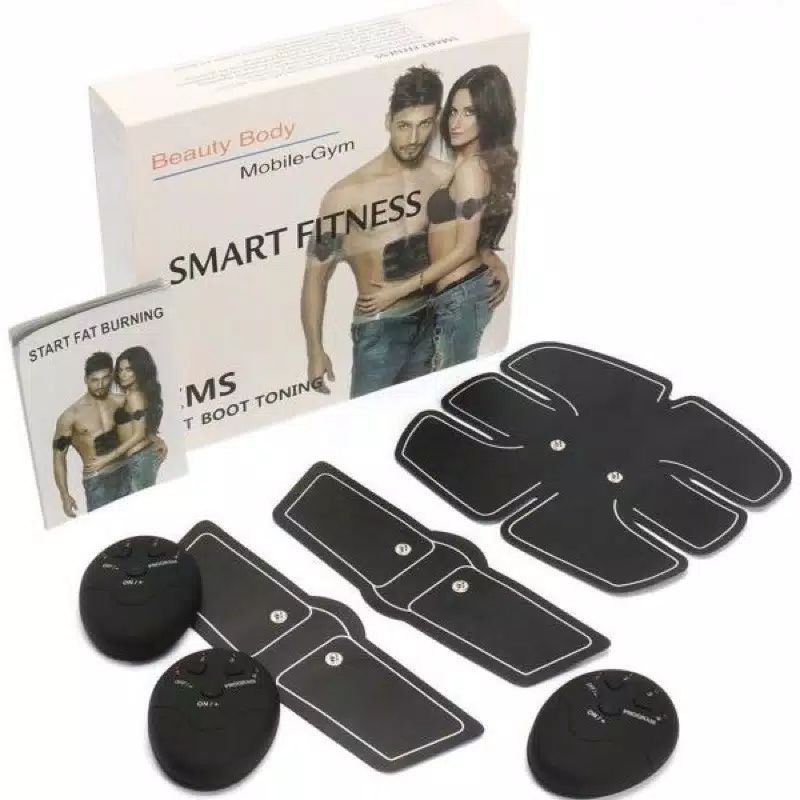 Muscle Stimulator Alat Terapi Perut Pembentuk Otot Perut Smart Fitness Abs Stimulator