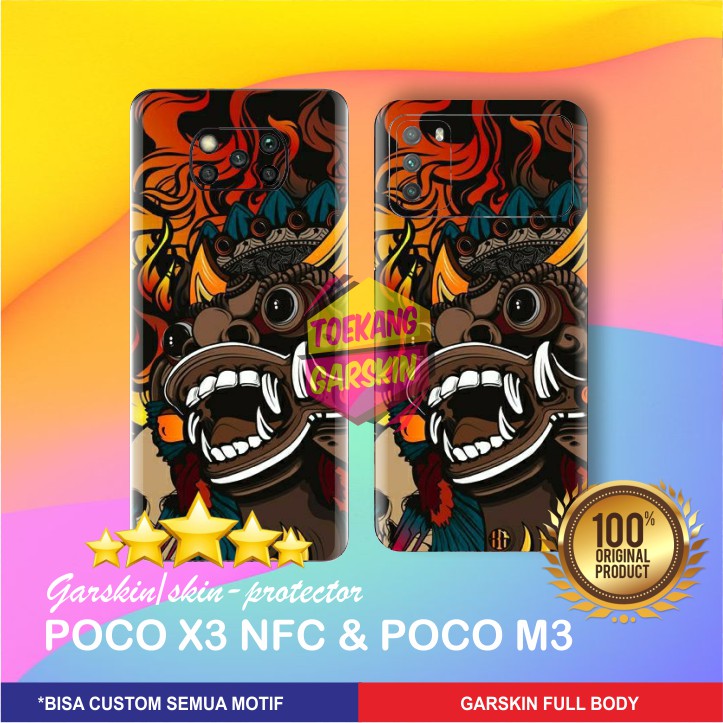 GARSKIN POCO X3 DAN POCO M3 ORIGINAL GARSKIN 003