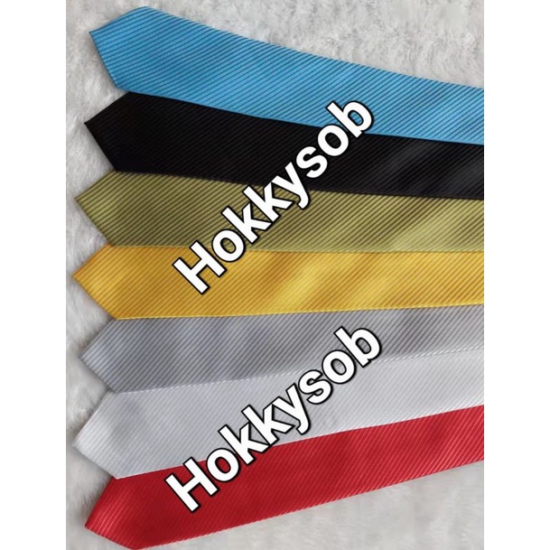 Dasi Salur 3inch 8cm abu tua navy gold tua muda coklat tua coklat muda hijau tua coklat bata wisuda wedding seragam kantor