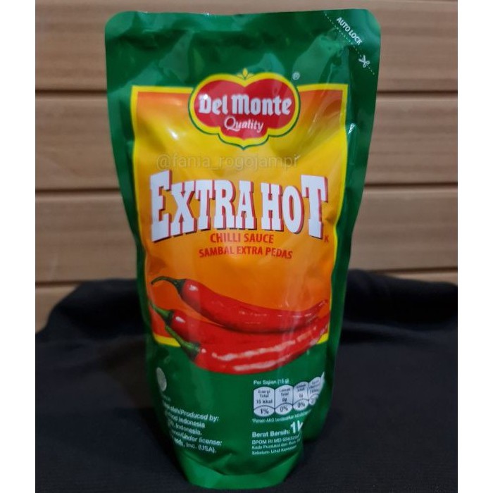 

Saus Sambal Extra Pedas Delmonte 1kg Saos