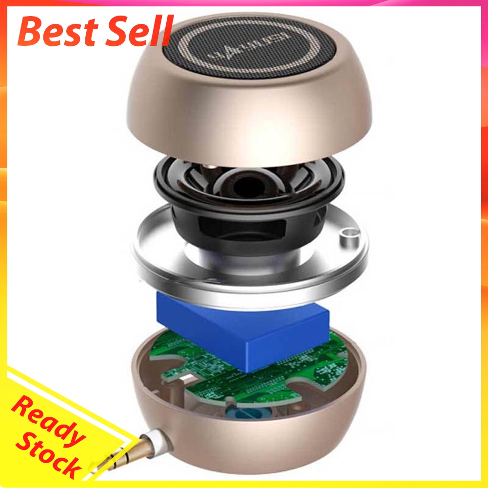 A5 Mini Speaker 3.5mm Jack AUX Stereo Music Audio Player for Phone Notebook