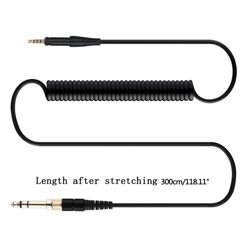 Cre Kabel Headphone 3.5mm Dengan Adapter 6.5mm Untuk HD6 HD7 HD8 Earphone Inti Tembaga Bebas Oksigen
