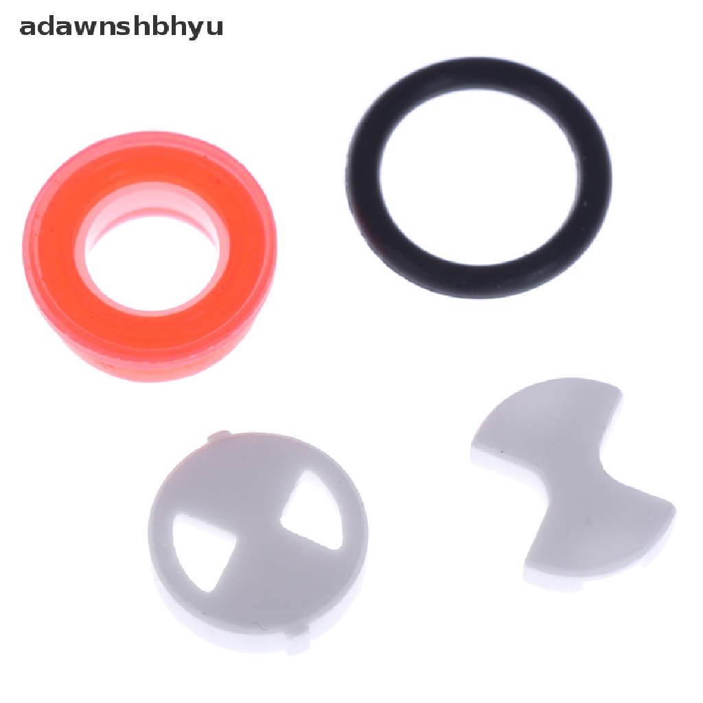 Adawnshbhyu 8Pcs/set Ceramic Disc Silicon Washer Insert Turn Replacement1/2" Untuk Valve Tap