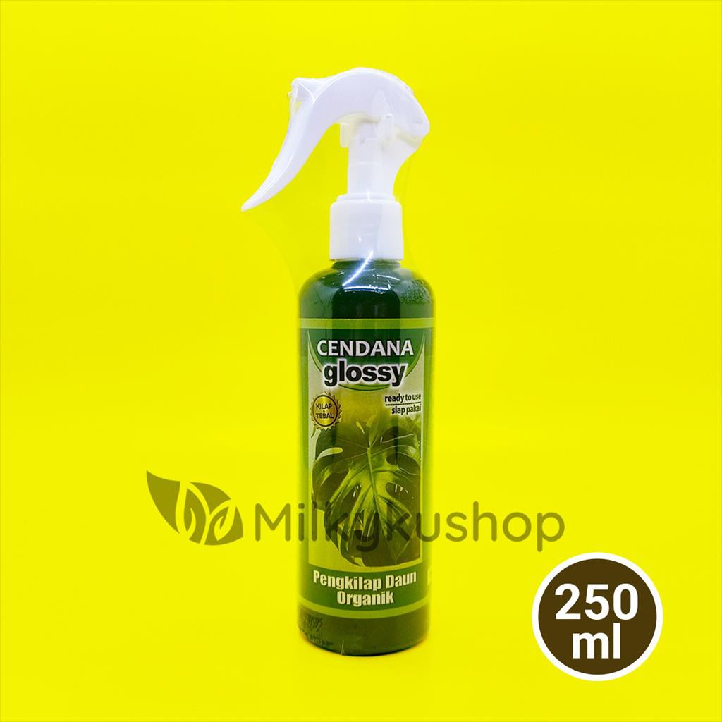 CENDANA GLOSSY 250 ML PENGKILAU KILAP DAUN ORGANIK LEAF SHINE