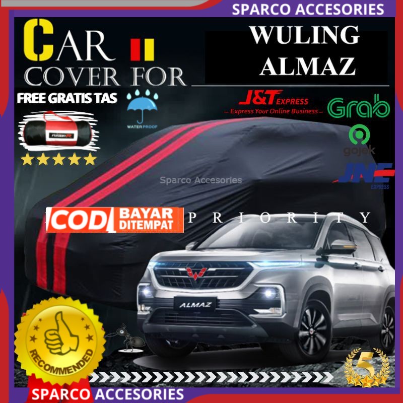 Cover Mobil Wuling Almaz Sarung Selimut Mobil Wuling Almaz Warna Waterproof JF1