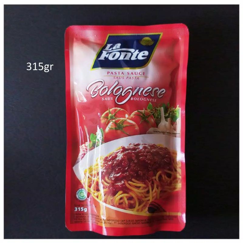 

Saus pasta La Fonte/La Fonte Bolognese 315gr/Saus spagheti bolognese/Pasta Sauce 315gr