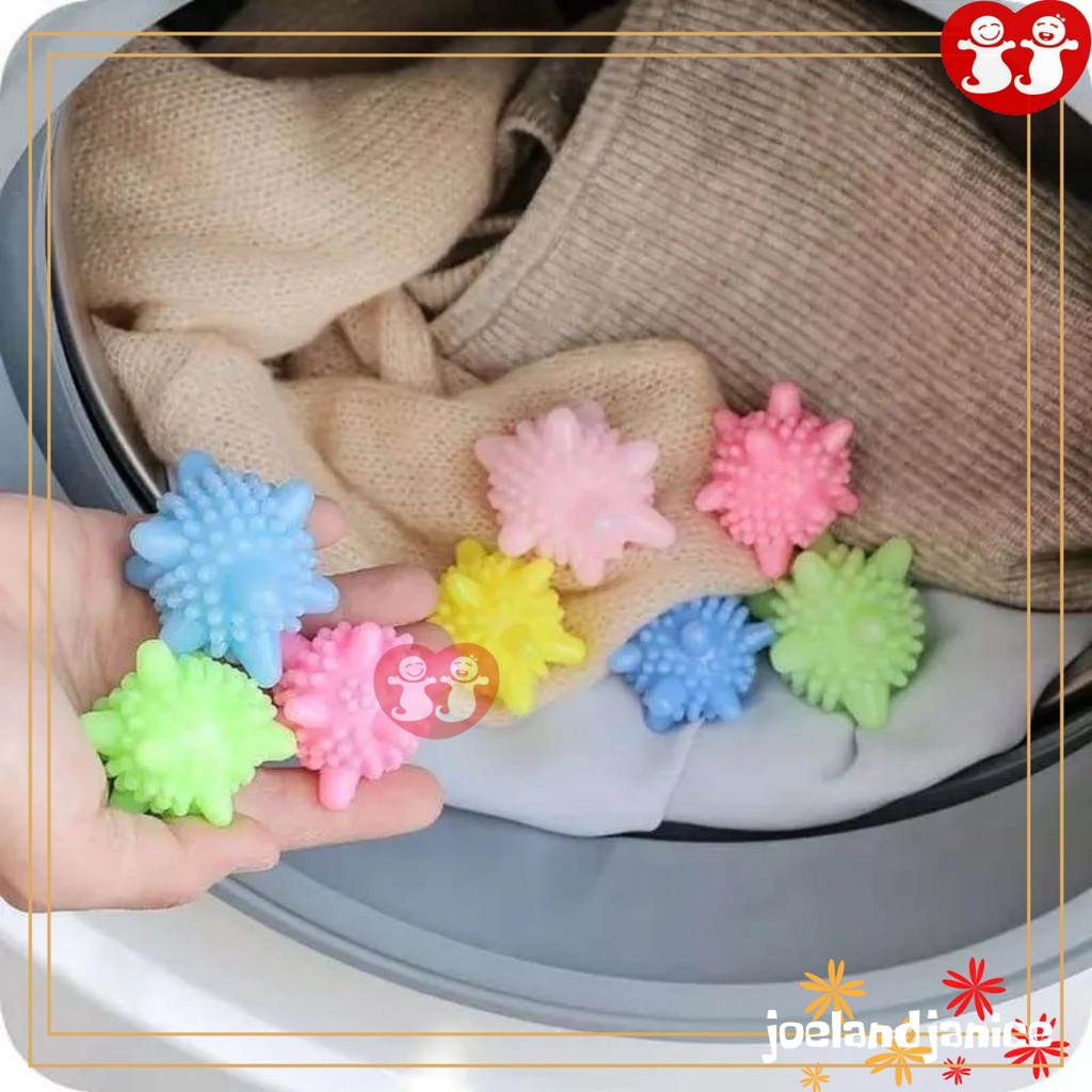 Magic Laundry Ball/Bola Karet Mesin Cuci/Alat Bantu Pembersih Baju Pakaian/Washing Laundry Ball