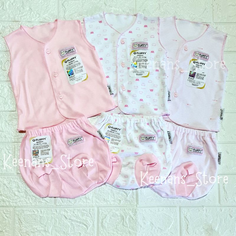 Fluffy Baby Wear setelam kutung Fluffy newborn