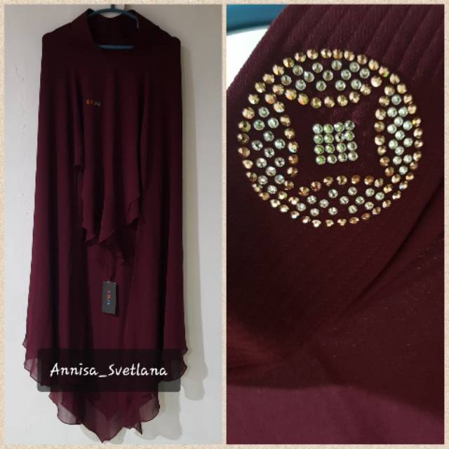 Khimar Naomi Burgundy by Sisesa