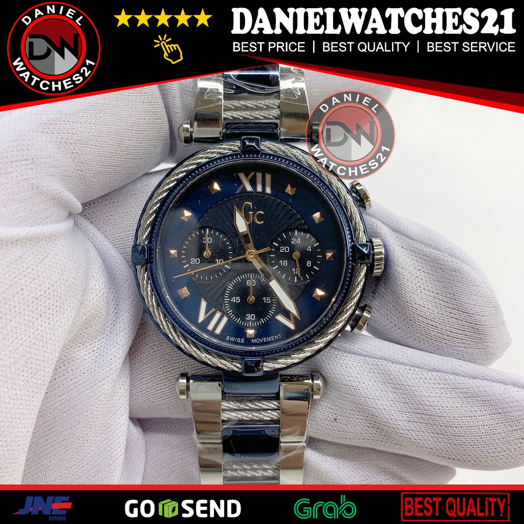 JAM TANGAN MODEL GC CABLECHIC SS BLUE Y 16015l5