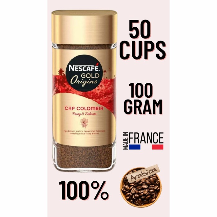 

Nescafe Gold Freeze Dried Arabica Coffee Cap Colombia 100g