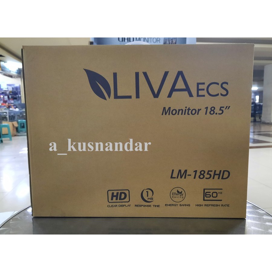 LED MONITOR LIVA ECS LM-185HD 19" 19inch VGA HDMI 1440 x 900