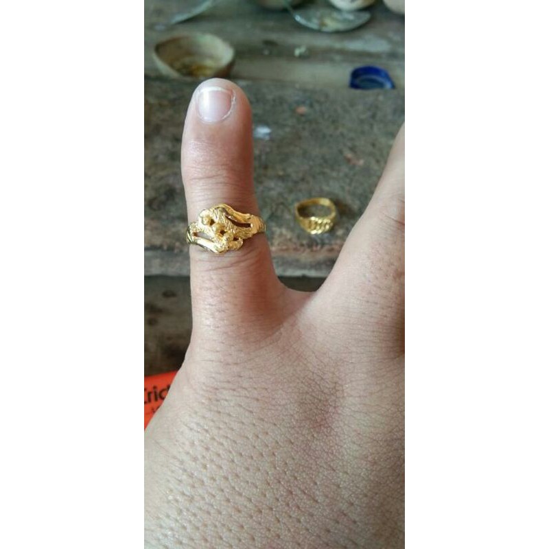 Cincin emas 24k kadar 99