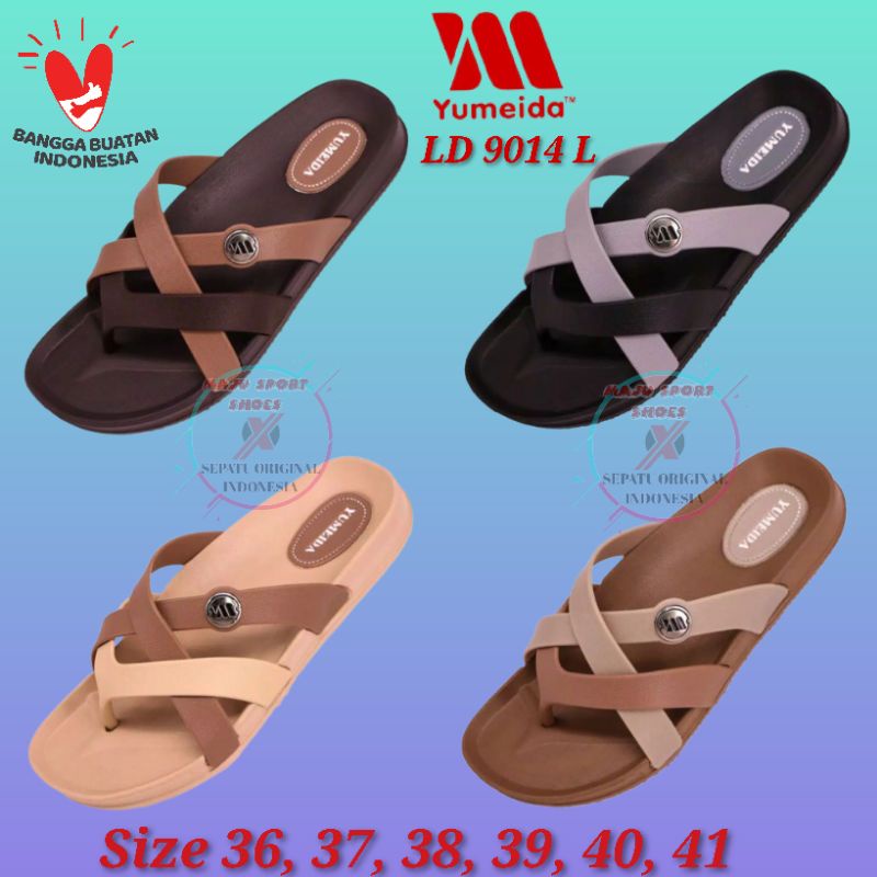 YUMEIDA LD 9041 L - SENDAL JEPIT WANITA / SENDAL KARET WANITA / SENDAL WANITA YUMEIDA