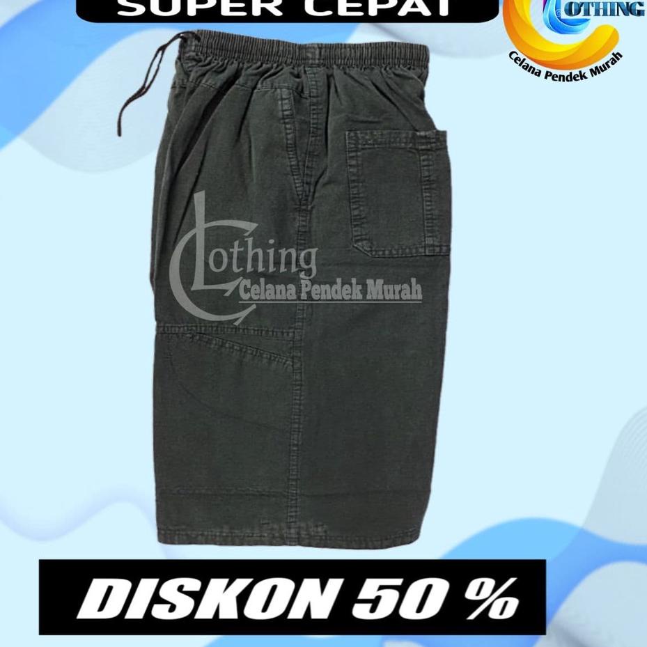 Star Celana Pendek Cargo Short Pants Pria Dewasa Cowok Distro Harian Laki Laki Bawah Lutut 7/8 Pingg