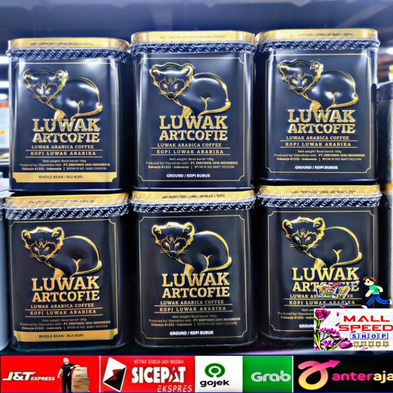 

artcofie luwak arabica ground/whole bean kopi