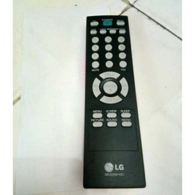 REMOTE REMOT TV SLIM LCD PLASMA LG MKJ33981433 ORIGINAL ASLI