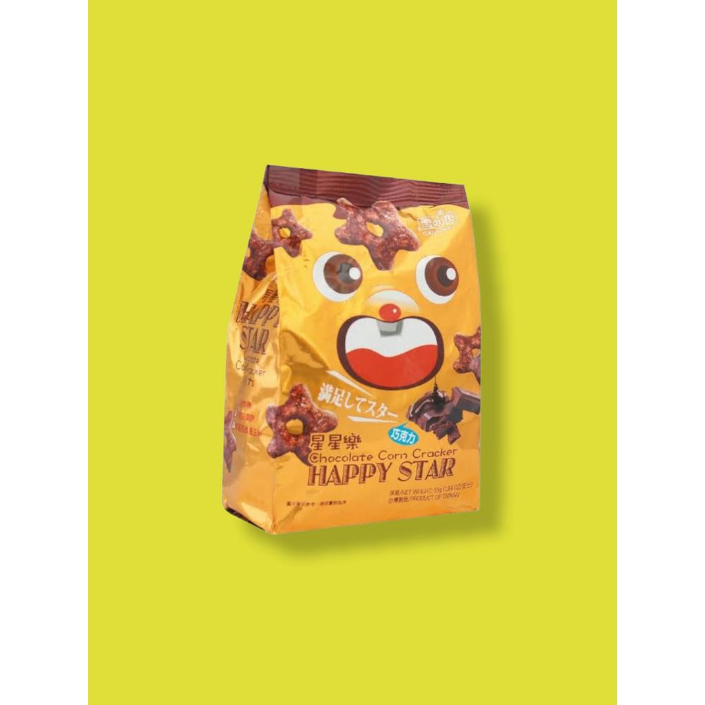 

Happy Star Chocolate Corn Cracker
