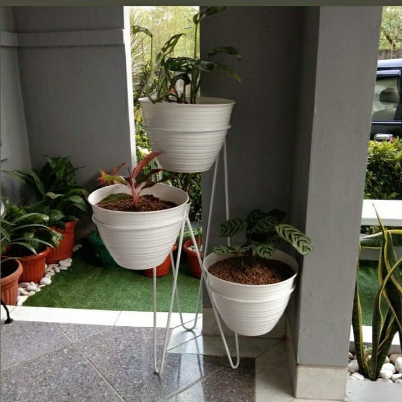 TINGGI 60CM Standing Pot 3in1 / POT DUDUK 3 LUBANG