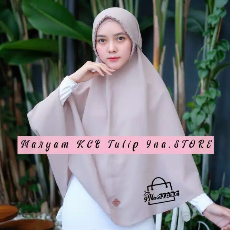 (PROMO GROSIR) hijab bergo maryam kcb jumbo kerudung instan jumbo jilbab instan khimar jumbo