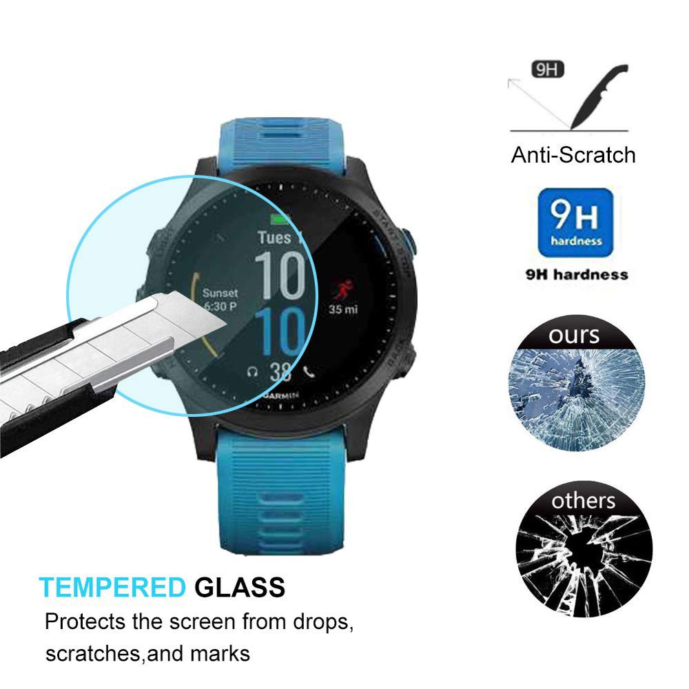 Tempered glass GARMIN FORERUNNER 45 45S 55 anti gores screen guard kaca
