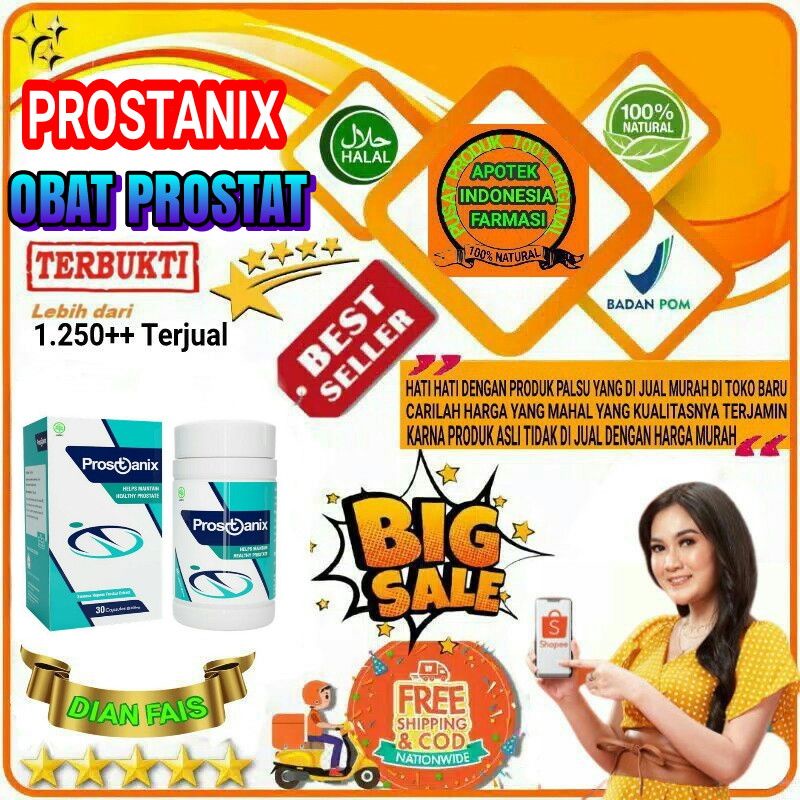 PROSTANIX ASLI 100% ORIGINAL OBAT PROSTAT HERBAL AMAN BPOM